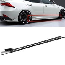 画像をギャラリービューアに読み込む, NINTE For 2014-2019 Lexus IS300 IS350 Door Bottom Panel Extension Lips Side Skirts