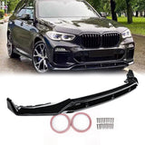 NINTE For 2019-2023 BMW G05 X5 M-Sport 4pc ABS Front Lip Front Bumper Splitters