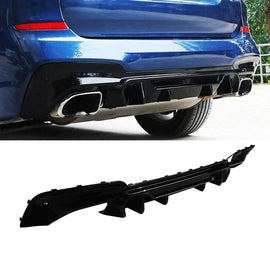 NINTE Rear Diffuser For 2018 - 2021 BMW G01 X3 M - Sport M40i ABS Rear Bumper Lip - NINTE