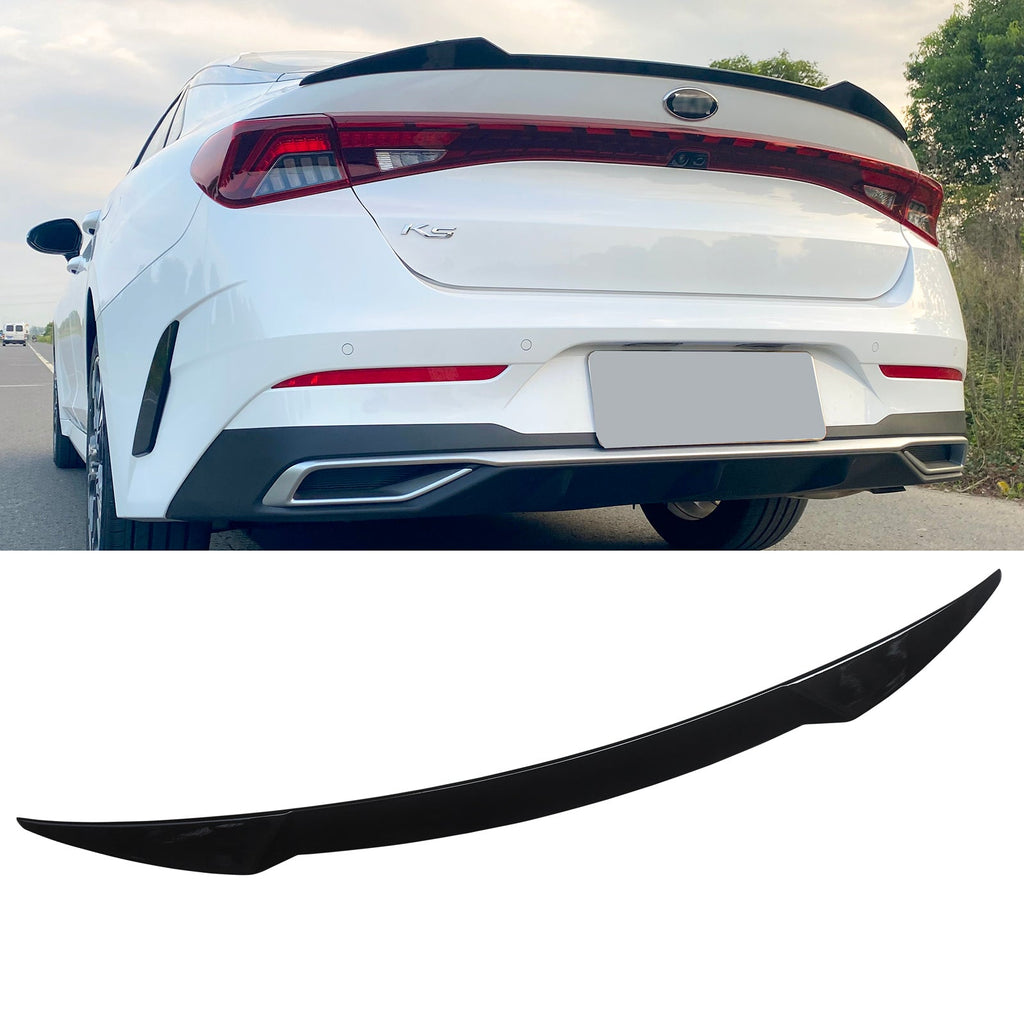 NINTE For 2021-2024 KIA K5 Rear Spoiler ABS Painted Rear Trunk Spoiler Wing