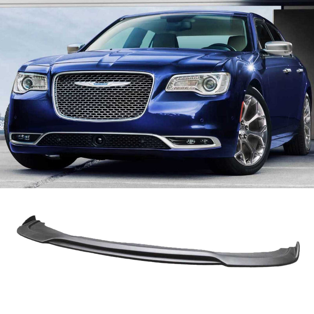 NINTE Front Bumper Lip for 2015-2023 Chrysler 300 R/T RT 1 Piece Splitter ABS Painted