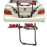 NINTE Bike Rack For Car 3 Bikes Trunk Mount Sport Bicycle Carrier Rack Portable Universal