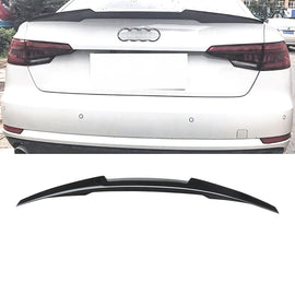 NINTE For 2017 - 2024 Audi A4 S4 B9 ABS Highkick M4 Style Rear Spoiler Trunk Spoiler Wing - NINTE
