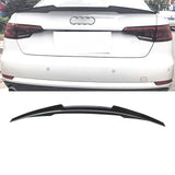 NINTE Rear Spoiler For 2017-2023 Audi A4 S4 B9 ABS Highkick M4 Style Trunk Spoiler Wing