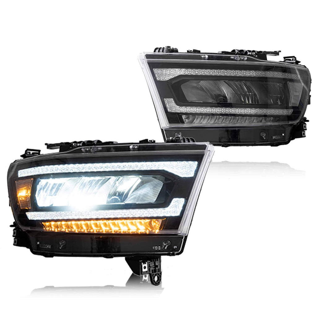 NINTE Headlight For 2019-UP Ram 1500_Full LED