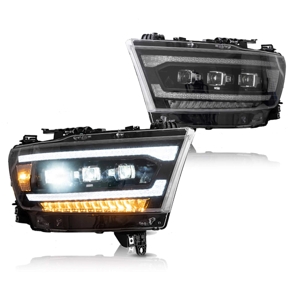 NINTE Headlight For 2019-UP Ram 1500_Matrix Project