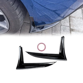 NINTE Rear Bumper Diffuser Winglets Splitter for Toyota GR86 Subaru BRZ 2022 - 2025 ABS Gloss Black 2pcs Rear Diffuser Winglets Car Accessorier - NINTE