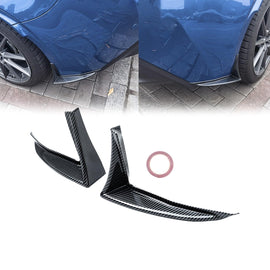 NINTE Rear Bumper Diffuser Winglets Splitter for Toyota GR86 Subaru BRZ 2022 - 2025 ABS Gloss Black 2pcs Rear Diffuser Winglets Car Accessorier - NINTE