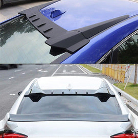 NINTE For 2016 - 2019 Honda Civic 10th Sedan R Style Rear Roof Spoiler Unpainted ABS Type - NINTE
