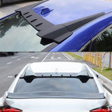 NINTE For 2016-2019 Honda Civic 10th Sedan R Style Rear Roof Spoiler Unpainted ABS Type