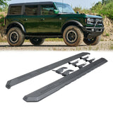 NINTE  For 2021-2024 Ford Bronco 4 Door Pedal Nerf Bar Running Boards Side Step Bar