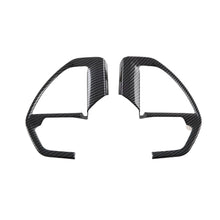 Cargar imagen en el visor de la galería, NINTE Steering Wheel Decor Trim Cover For For Toyota Tundra 2022 2023 ABS Carbon Fiber Look
