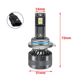 NINTE General Motors HB4 (9006) LED External Drive Headlight bulb conversion Kit 2 - piece set - NINTE