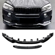 Cargar imagen en el visor de la galería, NINTE For 2014-2018 BMW F15 X5 M-Sport 4pc ABS Front Lip Splitters Gloss Black
