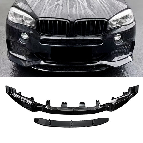 NINTE For 2014-2018 BMW F15 X5 M-Sport 4pc ABS Front Lip Splitters
