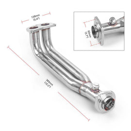 NINTE For 1988 - 2000 Honda Civic D - series EJ/EG/EH/EK D15 Exhaust Manifold Header - NINTE