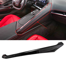 Load image into Gallery viewer, NINTE For 20-23 Corvette C8 Center Console Side Trim Cover Strip ABS Carbon Flash