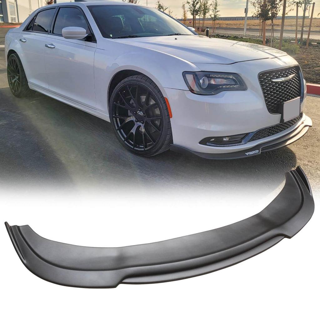 NINTE For 2015-2023 Chrysler 300 R/T RT  Front Bumper Lip 1 Piece Splitter ABS Painted Matte Black