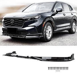 NINTE For 2023 - 2024 Honda CR - V CRV EX/LX Front Bumper Lip Splitters Front Spoiler ABS 3 Pieces - NINTE