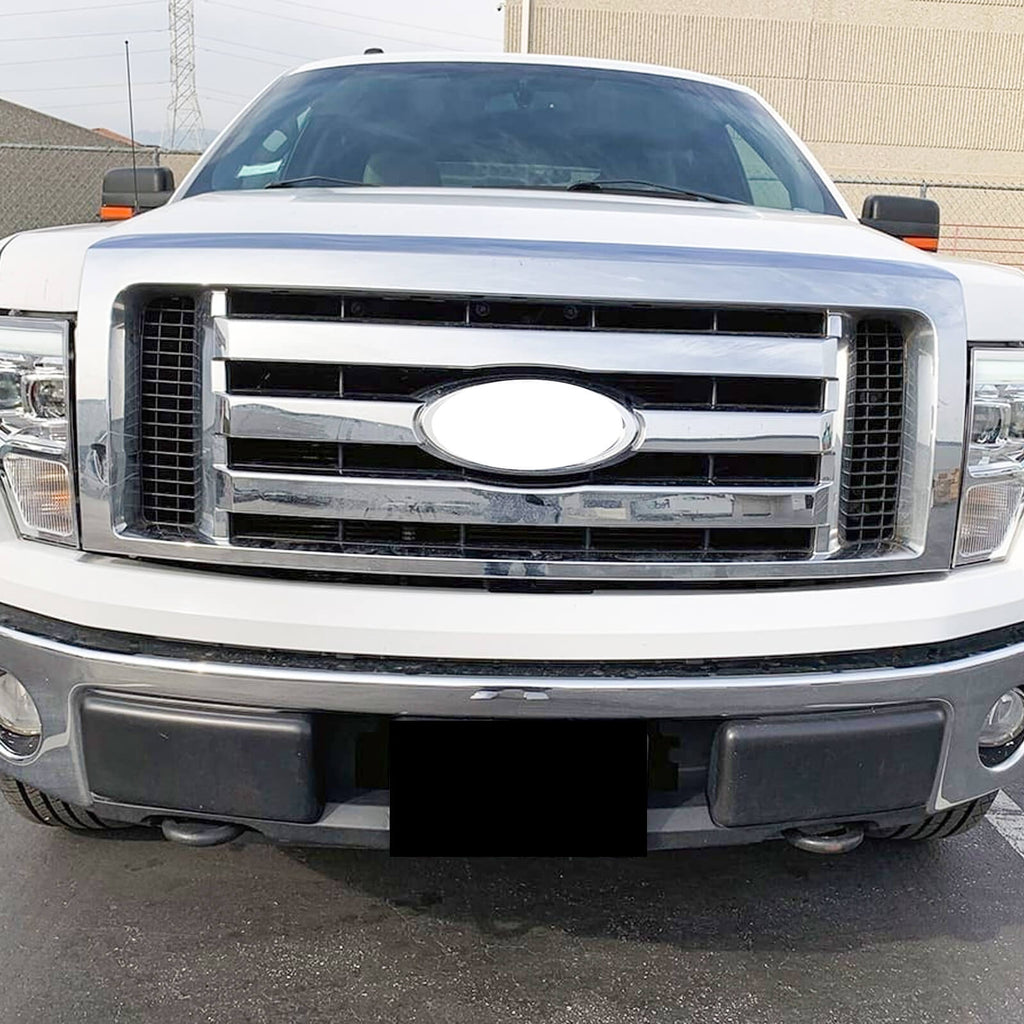 NINTE Chrome Grille For 2009-2014 Ford F-150 F150 XLT