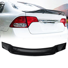 NINTE for 8th Civic Rear Spoiler Fit for 2006 - 2011 Honda Civic 8th Gen Sedan Models 2006 Civic Rear Wing Rear Trunk Spoiler Splitter - NINTE