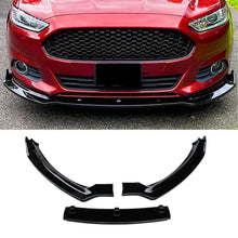 Load image into Gallery viewer, NINTE Front Lip for 2013-2016 Ford Fusion Mondeo 3 PCS ABS Front Bumper Splitter