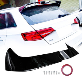 NINTE Roof Spoiler for 2013 - 2020 Audi A3 Hatchback ABS Gloss Black Painted Rear Window Roof Spoiler Window Visor Spoiler Wing - NINTE