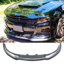 画像をギャラリービューアに読み込む, NINTE for 2015-2018 Dodge Charger R/T Front Bumper Lip Carbon Fiber Look