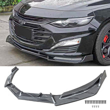 Load image into Gallery viewer, NINTE For 2016-2023 Chevrolet Malibu Front Lip ABS 3 PCs Carbon Fiber Look