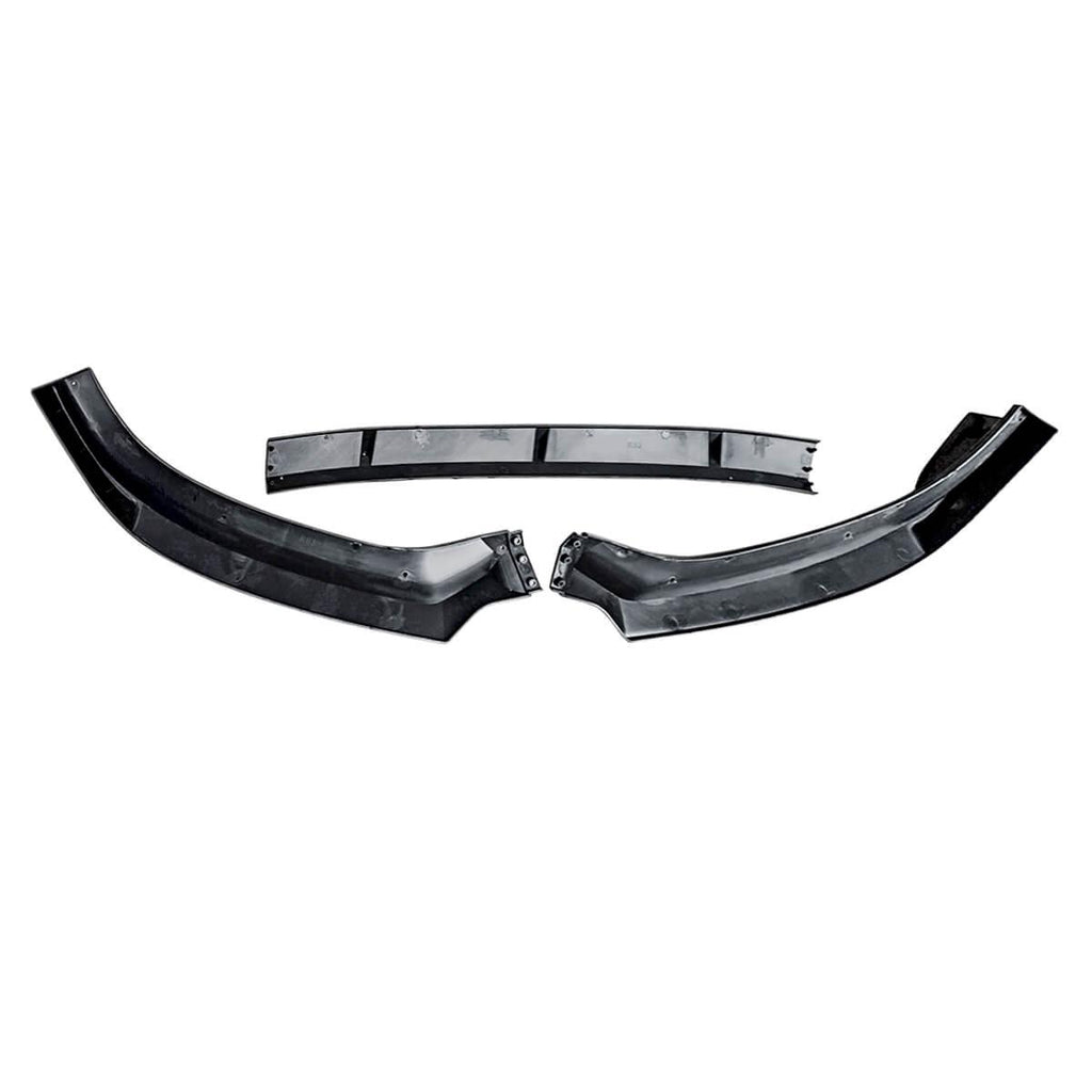 Carbon Style Front Bumper Splitter Lip – 2017-2020 Audi A3 S3 – 3pc Polyurethane Kit