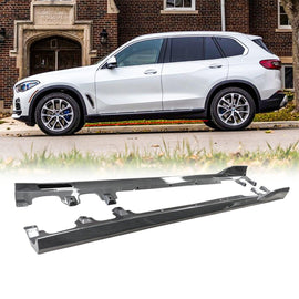 NINTE Side Skirts for 2019 - 2025 BMW G05 X5 M Sport ABS Painted Side Extension Bottom Line Full Length - NINTE