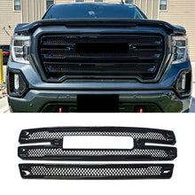Charger l&#39;image dans la galerie, NINTE Grill Overlay for 2019-2022 GMC Sierra 1500 SLT AT4 Front Mesh Grill Cover