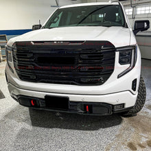 Load image into Gallery viewer, NINTE For 2022-2024 GMC Sierra 1500 SLT AT4 Grille Cover ABS Mesh StyleNINTE For 2022 2023 2024 GMC Sierra 1500 Upper Grille Hood Bulge Cover ABS