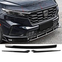 Cargar imagen en el visor de la galería, NINTE For 2023-2024 Honda CR-V CRV Engine Hood Grille Trim Cover Decor Gloss Black