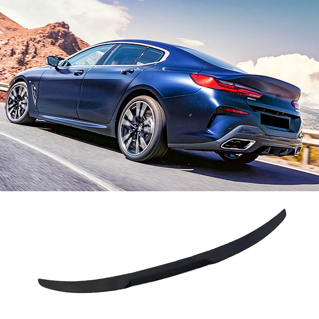 NINTE for 2020-2024 BMW 8-Series G16 Gran Coupe Rear Spoiler F93 M8 Wickbill Gloss Black