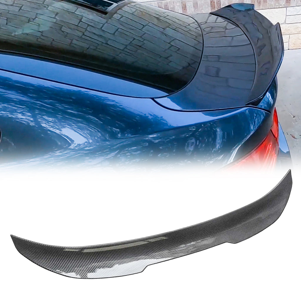 NINTE For BMW 4 Series F36 Gran Coupe 4DR Rear Spoiler PSM Style Carbon Fiber Look