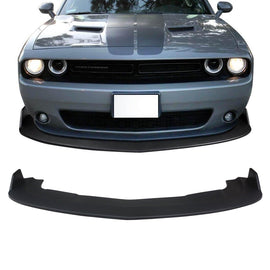 NINTE One - Piece For 2015 - 2023 Dodge Challenger SXT Coupe 2 - Door Front Bumper Lip Splitter - NINTE