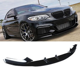 NINTE For 2014 - 2021 BMW 2 Series F22 F23 M Sport Front Lip Front Bumper Lip Lower Splitter PP Painted - NINTE