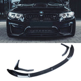 NINTE Front Bumper Lip For 2015-2020 BMW F80 M3 F82 F83 M4 Performance ABS Painted Front Lip Splitter Kits
