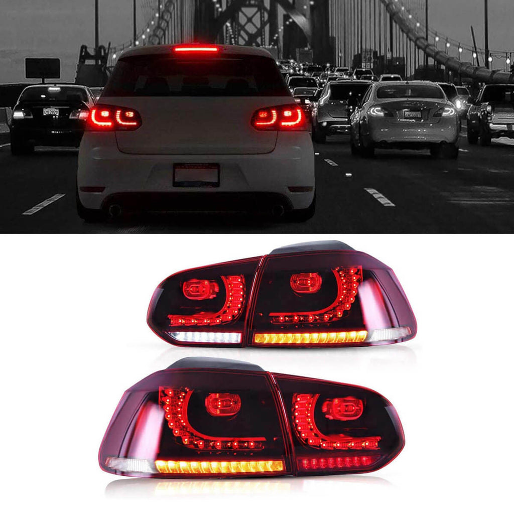 NINTE Taillight for Golf6_red&clear