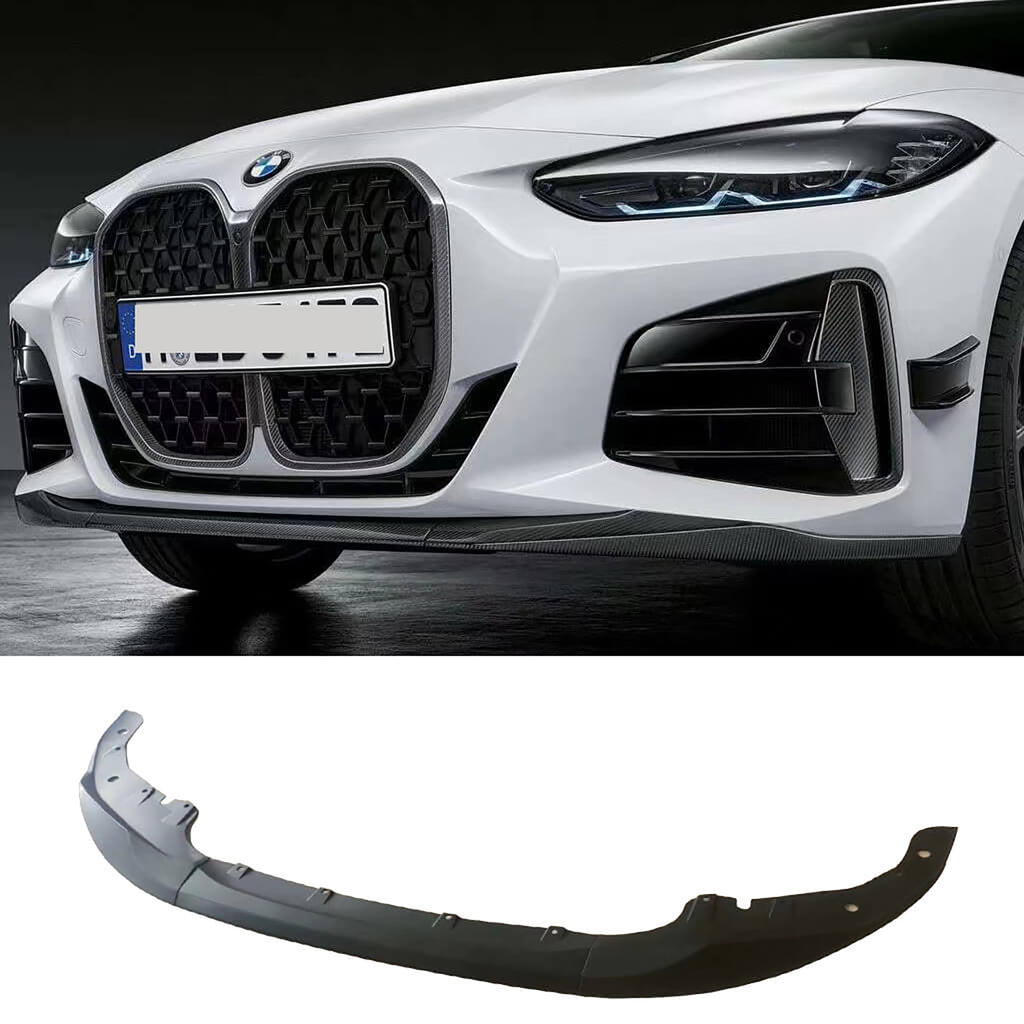 NINTE For 2021-2024 BMW 4 Series 430i G22 G23 M Sport Front Bumper Lip Coupe 2DR M Performance Style Splitter