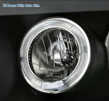 Load image into Gallery viewer, For 99-04 F250 F350 F450 Super Duty Black LED Halo Projector Headlights Lamps - NINTE