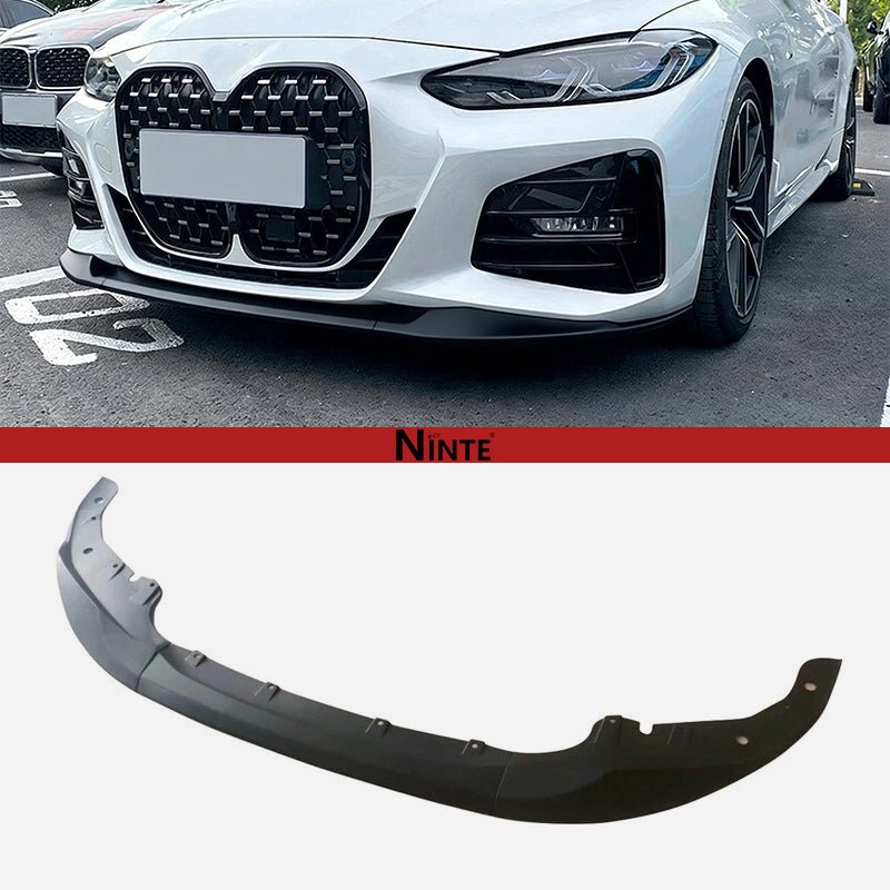 NINTE For 2020 - 2025 BMW 4 Series G22 G23 M Sport Front Bumper Lip M Performance Style Splitter - NINTE