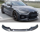 NINTE Front Bumper Lip for 2021-2024 BMW 4 Series Coupe G22 G23 M-Sport 1PC ABS Lower Splitter
