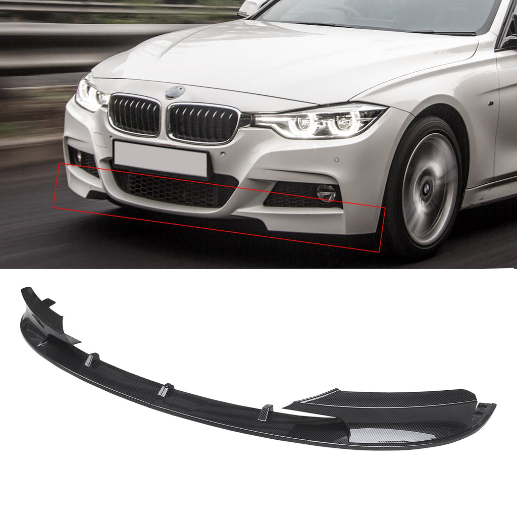 Ninte-ABS-Carbon-Look-Front-Lip-for-12-18-BMW-f30-M-Sport