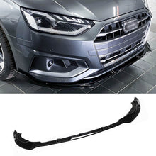 Load image into Gallery viewer, NINTE Front Lip For 2020-2024 Audi A4 S4 ABS Painted 3 Pieces Lower Bumper Splitter