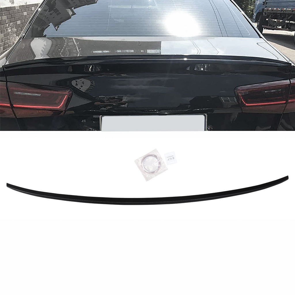 NINTE Gloss Black Rear Spoiler For 2012-2018 Audi A6 C7