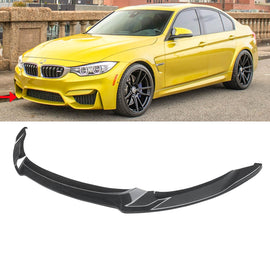 NINTE For 2015 - 2020 BMW F80 M3 F82 F83 M4 2 Pieces CS Style Front Lip Front Bumper Lip Spoiler Splitter - NINTE