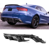 NINTE Rear Diffuser for 2012-2017 Audi A5 Sline S5 OE Style Rear Bumper Lip