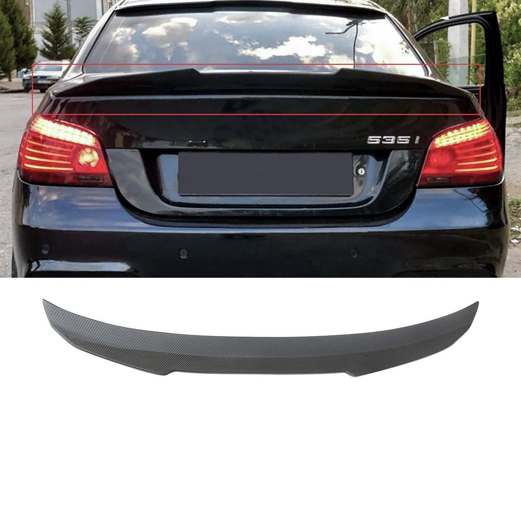 NINTE Rear Spoiler For 2004-2010 BMW 5 Series E60 Sedan PSM Style ABS ...